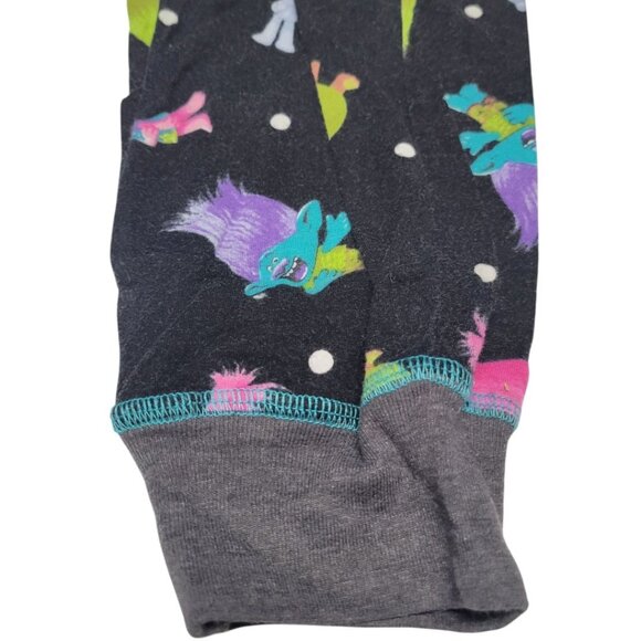 Trolls Pajama Pants Drawstring Jogger Cuff Cartoon Movie Womens Small - Picture 2 of 6